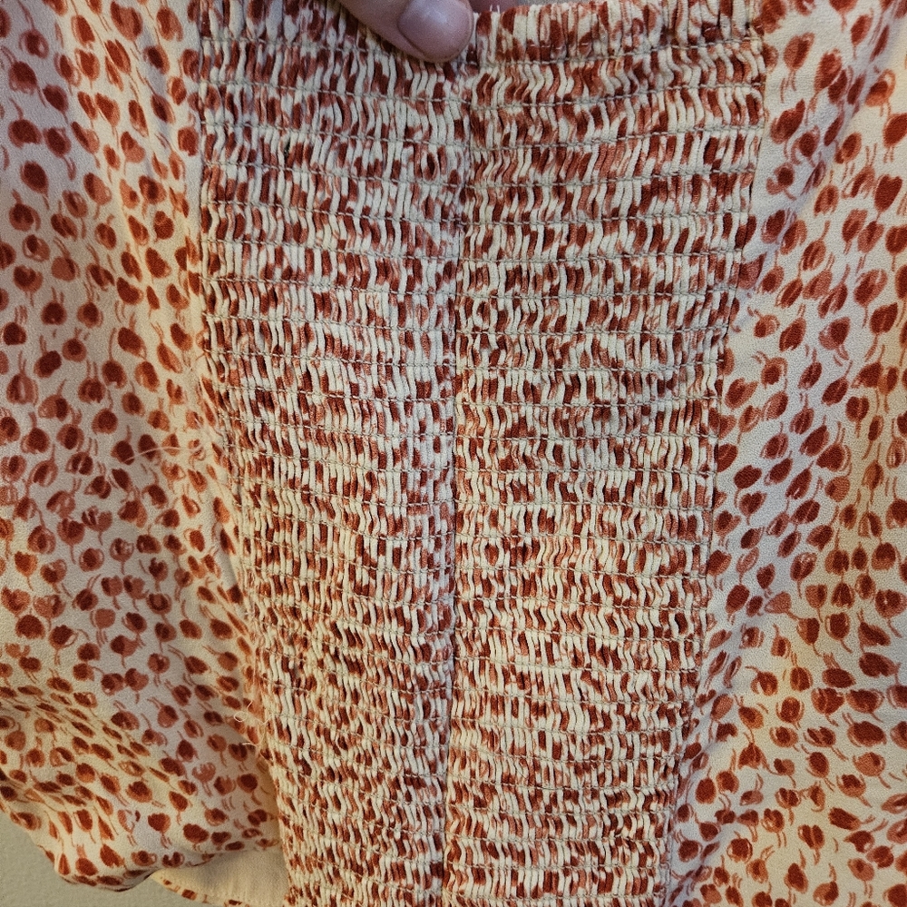 Reformation Size 4 Sleeveless Fitted Floral Print Diandra Top In Alma Print - Picture 6 of 7